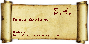 Duska Adrienn névjegykártya